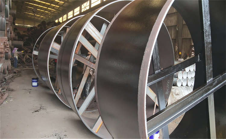 鋼材場(chǎng)排污水螺旋管，630污水排水防腐螺旋管廠家，外徑1120mm螺旋管，1020-10mm螺旋鋼管